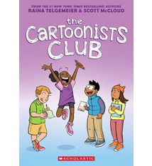 The Cartoonist's Club: A Graphic Novel by Raina Telgemeier (ages 8-12)