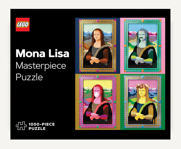 Chronicle Books Lego Mona Lisa Masterpiece Puzzle (1000 pcs)