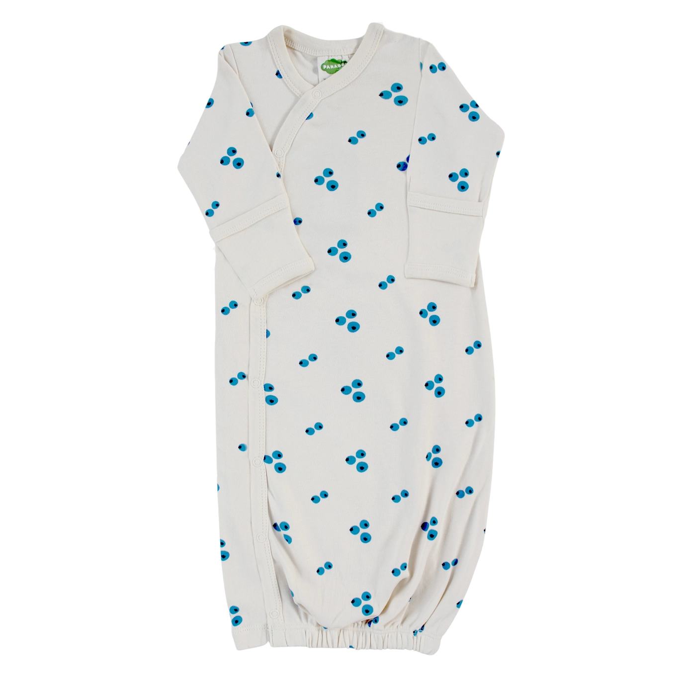 Parade Organics Parade Kimono Gown - signature prints (0-3 months)