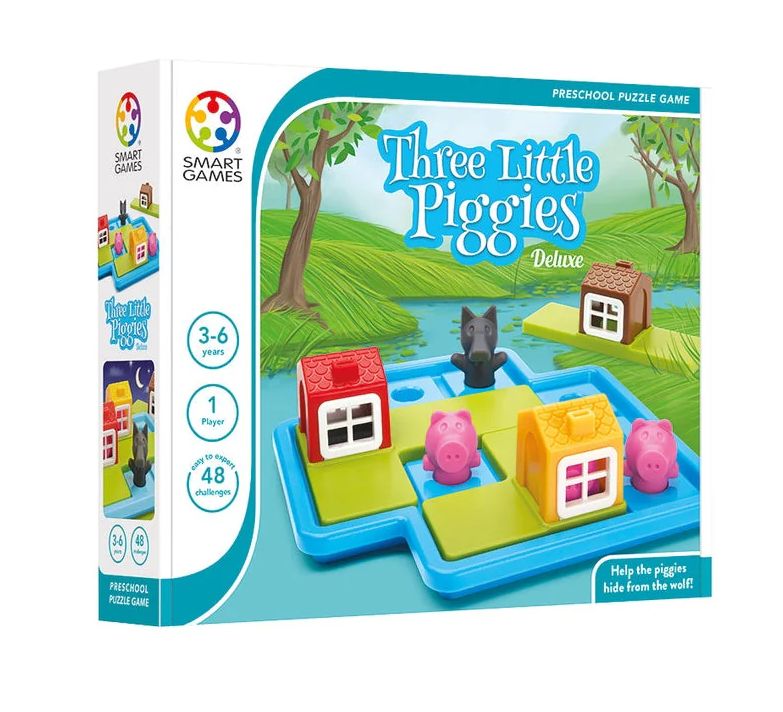 Smart Games Three Little Piggies Deluxe (ages 3-6)