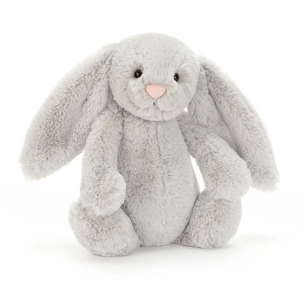 Jellycat Jellycat Bashful Silver Bunny (medium)