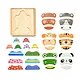 Kikkerland Animal Mix Up! Wooden Puzzle (3+)