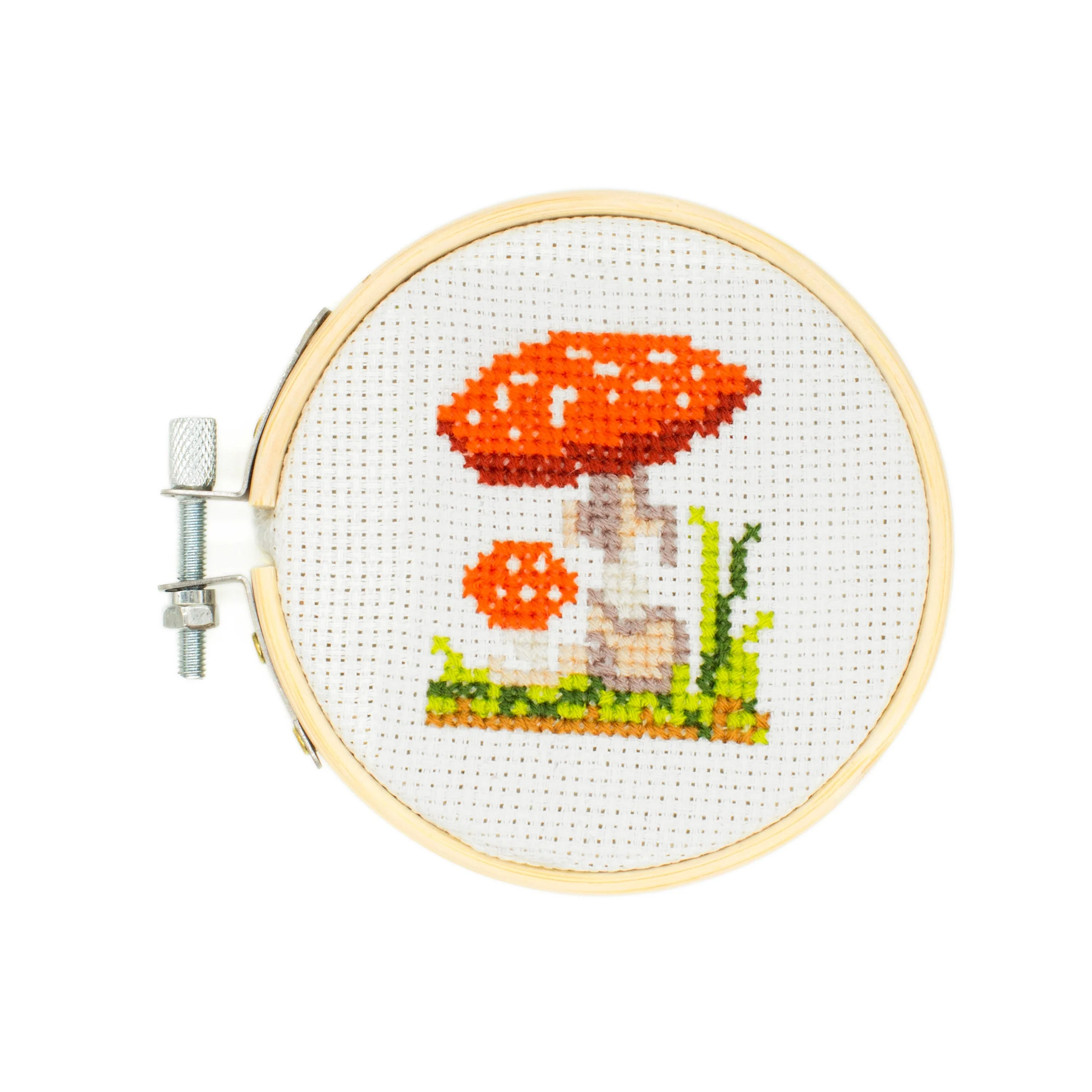 Kikkerland Mini Cross Stitch Embroidery Kit (10+)