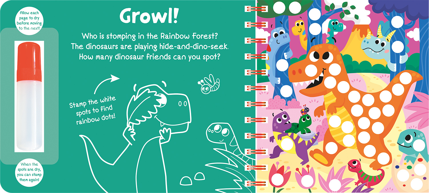 Rainbow Dots - Dinosaurs (3+)