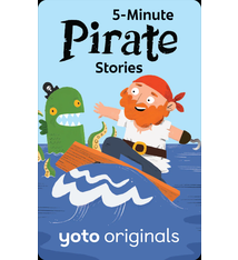 Yoto 5-minute Pirate Stories audio card (ages 4-7)