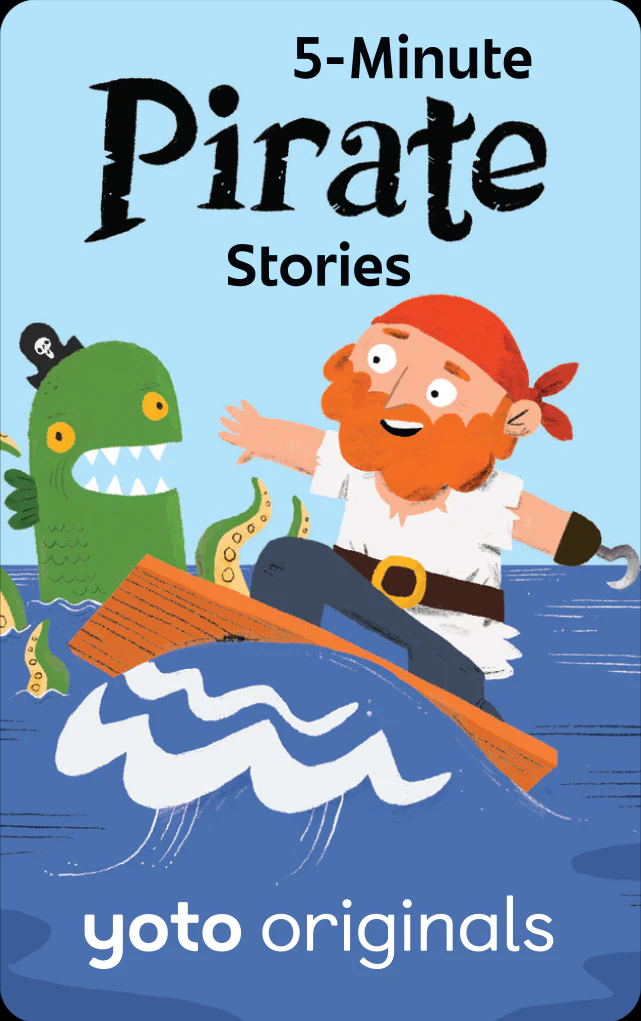 Yoto 5-minute Pirate Stories audio card (ages 4-7)