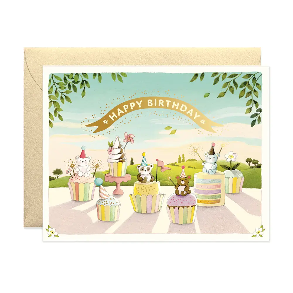 JooJoo Paper Happy Birthday (cupcakes)