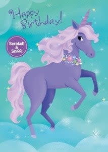 Peaceable Kingdom Grape Unicorn (scratch & sniff)