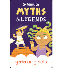 Yoto 5-Minute Myths & Legends audio card (ages 4-7)