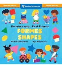 Barefoot Bilinguals Shapes/Formes by Mk Smith Despres and Aya Watanabe (Francais/English bilingual board book) 1+