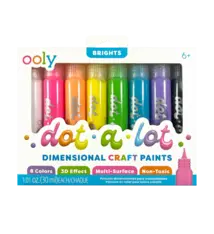 OOLY Ooly dot-a-lot dimensinal craft paints--Brights  (6+)