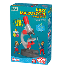 Wondery Kids Wow in the World: Kids' Microscope & Biology Kit (6+)