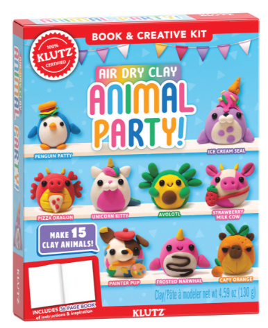 klutz Air-Dry Clay Animal Party! (8+)