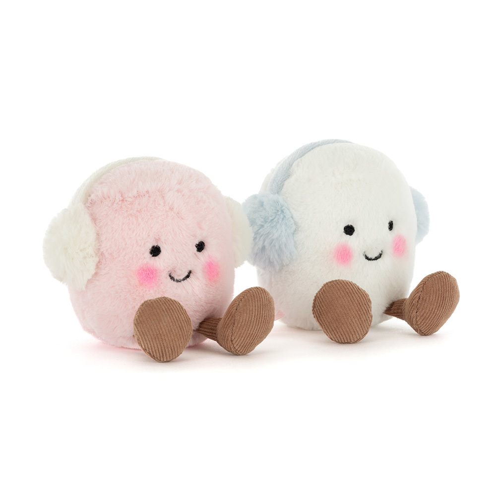 Jellycat Amuseables Toastie Pink & White Marshmallows
