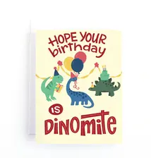 Pedaller Designs Hope Your Birthday is Dinomite