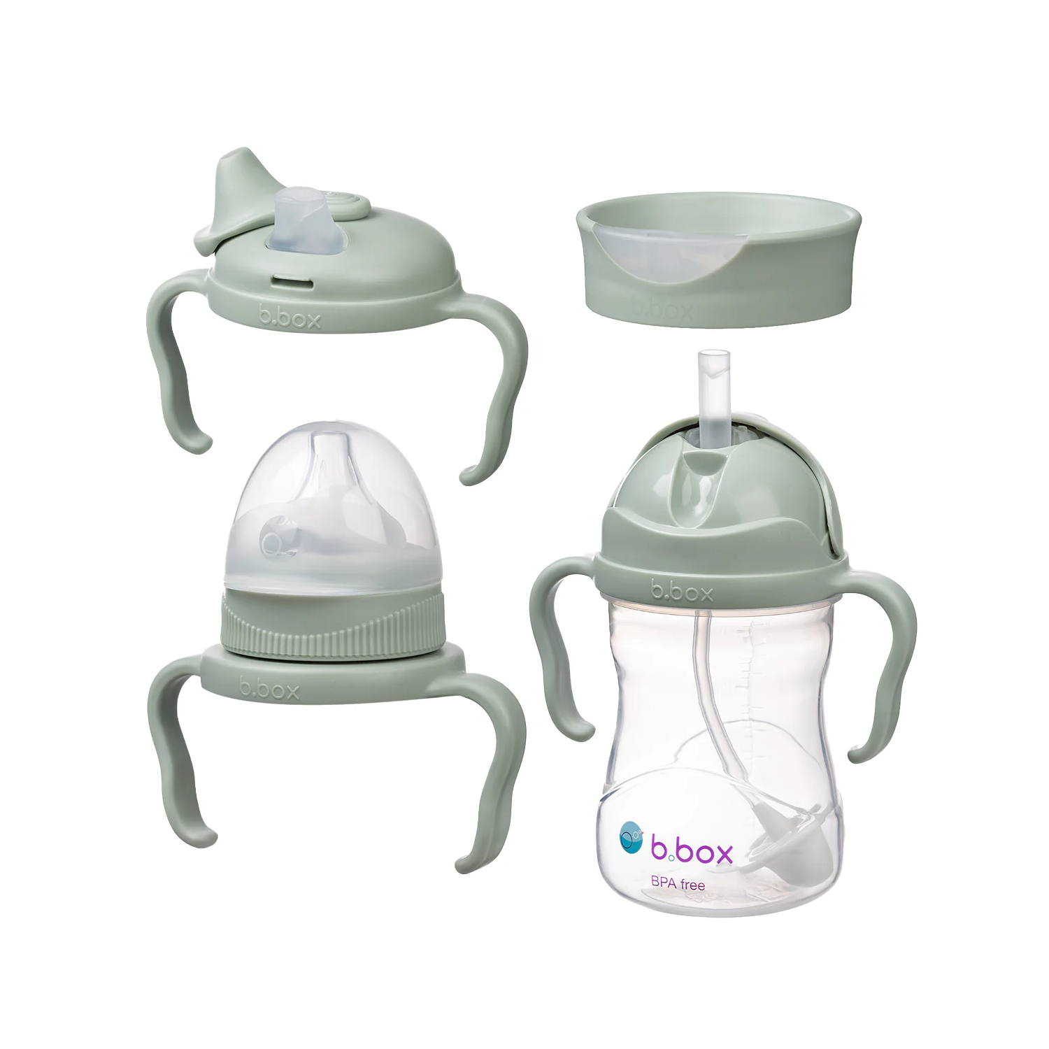 b.box Sippy Cup Transition Value Pack (3m+)