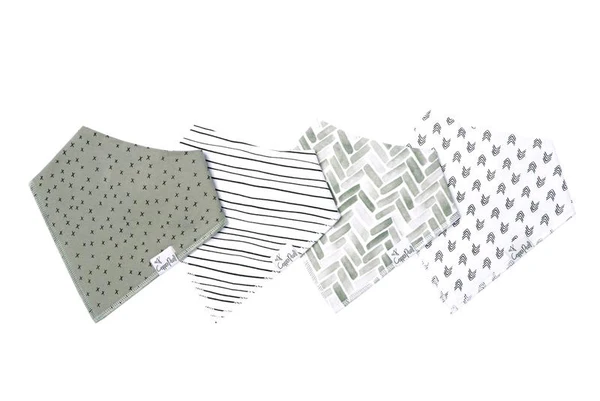 Copper Pearl Copper Pearl Bandana Bibs (4-pack)