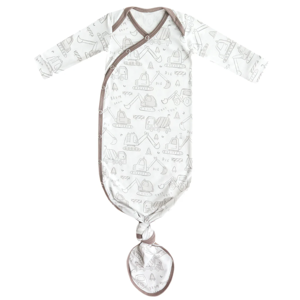 Copper Pearl Copper Pearl Knotted Kimono Gown (0-3 months)