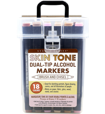 Skin Tone Dual-tip Alcohol Markers (18-pack)
