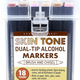 Skin Tone Dual-tip Alcohol Markers (18-pack)
