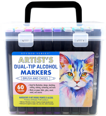 Artist's Dual-tip Alcohol Markers (60-pack)
