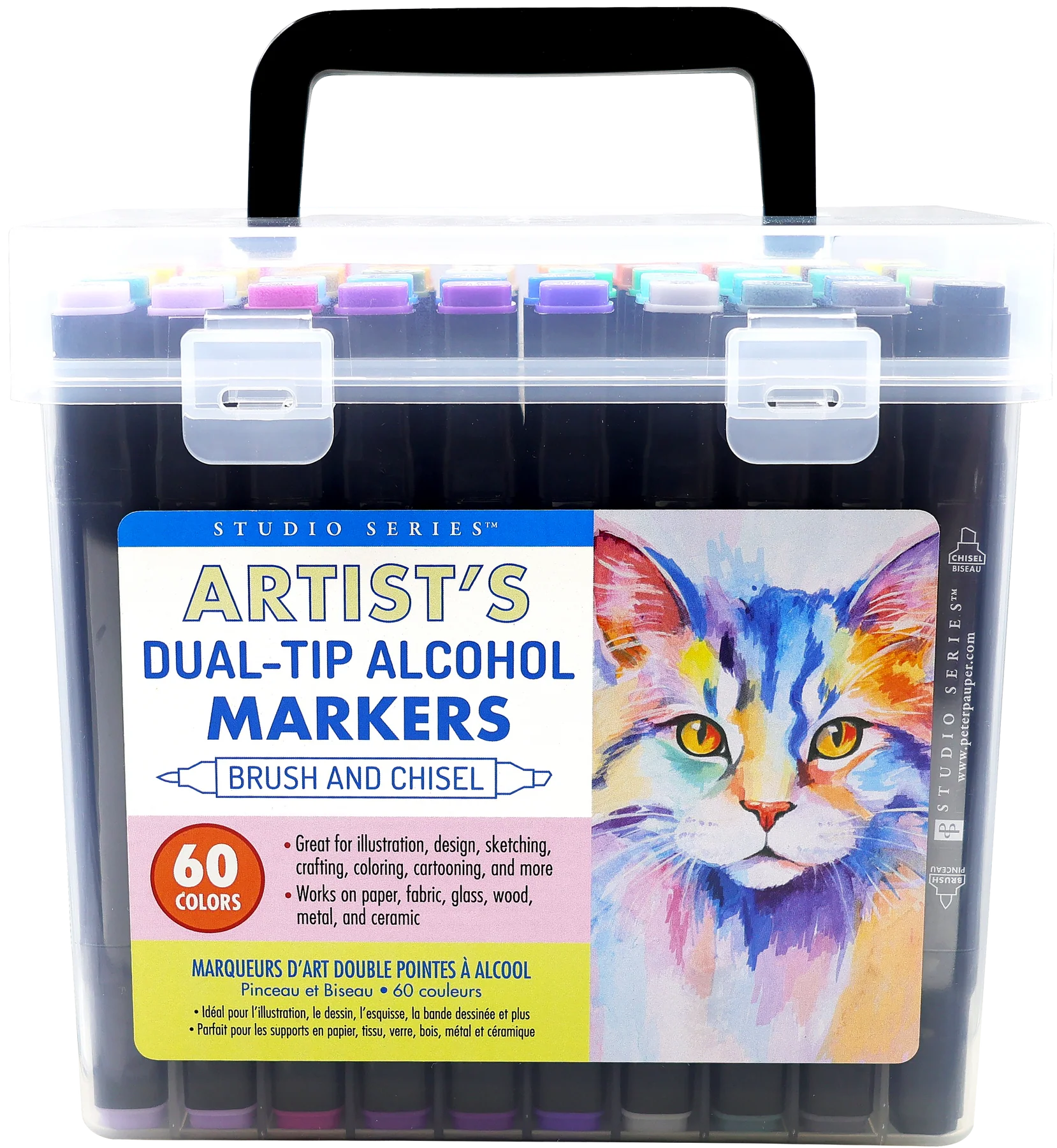 Artist's Dual-tip Alcohol Markers (60-pack)