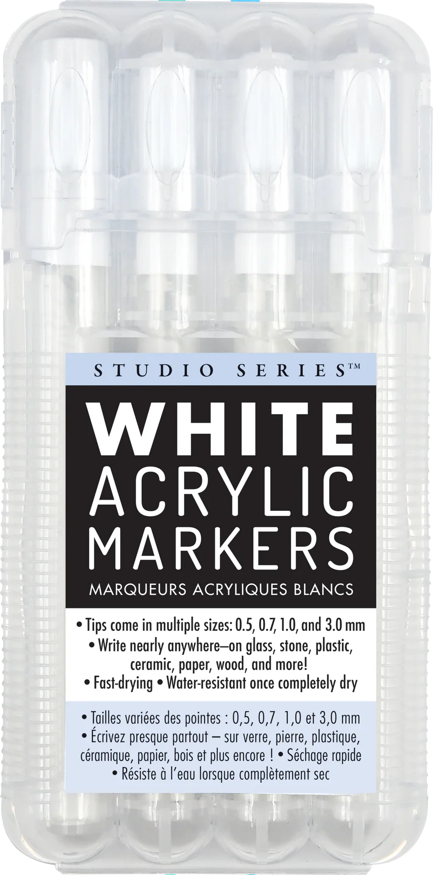 White Acrylic Markers (4-pack)