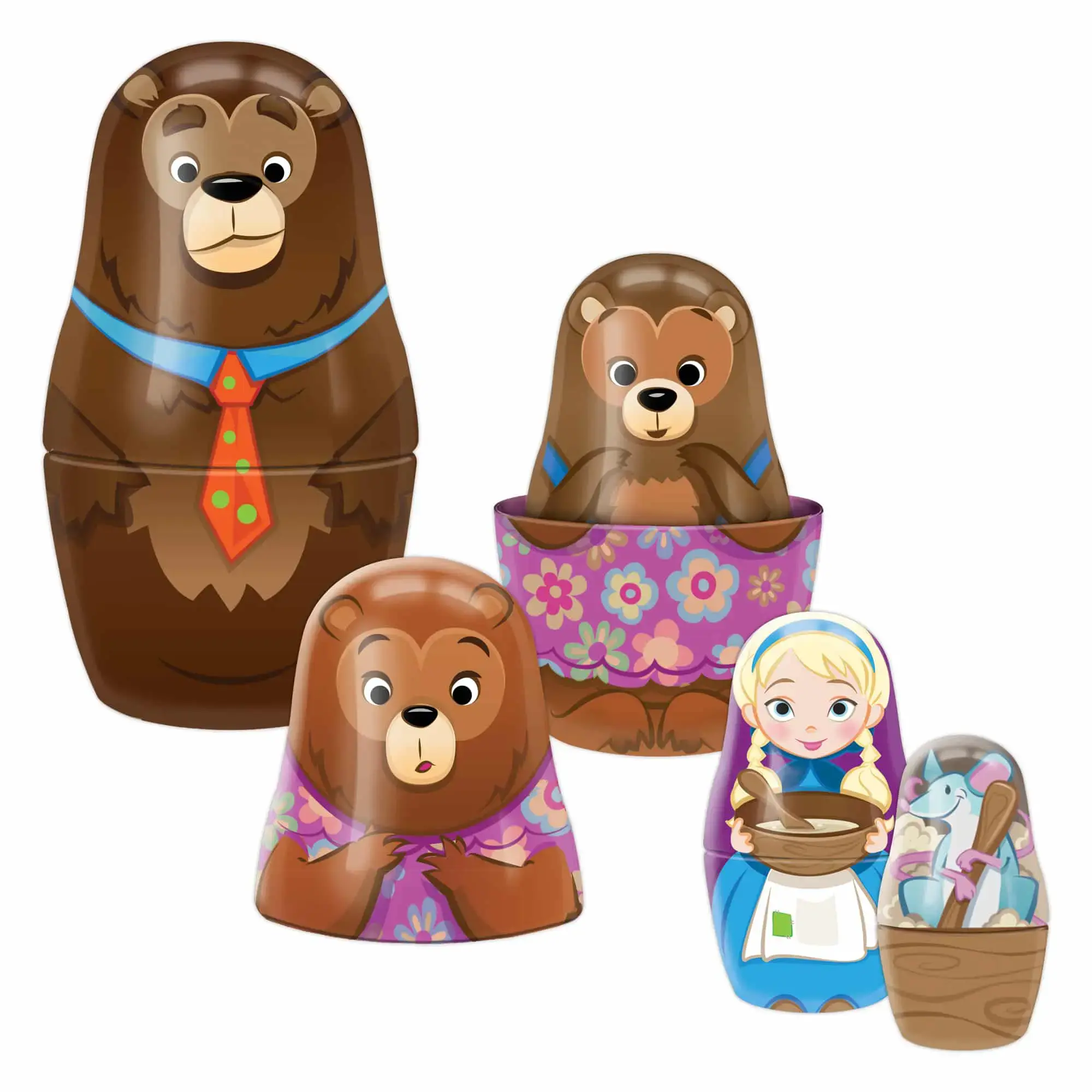 Schylling Goldilocks Nesting Dolls (3+)