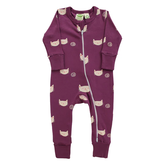 Parade Organics Parade Organics Long Sleeve '2-way' Zip Romper