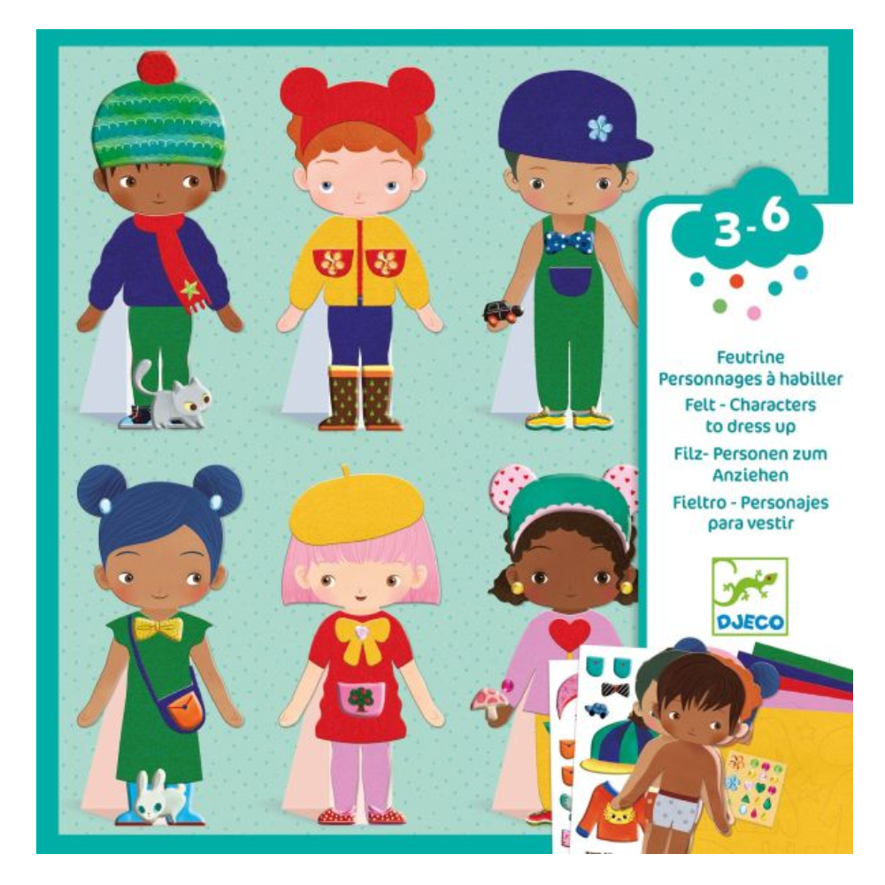 djeco Collage - Soft dress-up (3+)