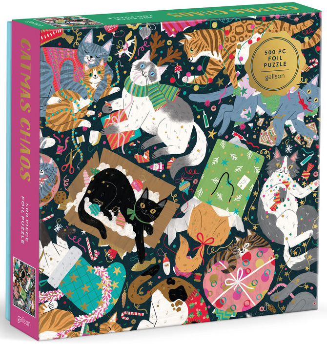 Catmas Chaos Foil Puzzle (500 pcs)