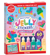 klutz Paint & Peel Jelly Stickers: Glitter Goals! (8+)