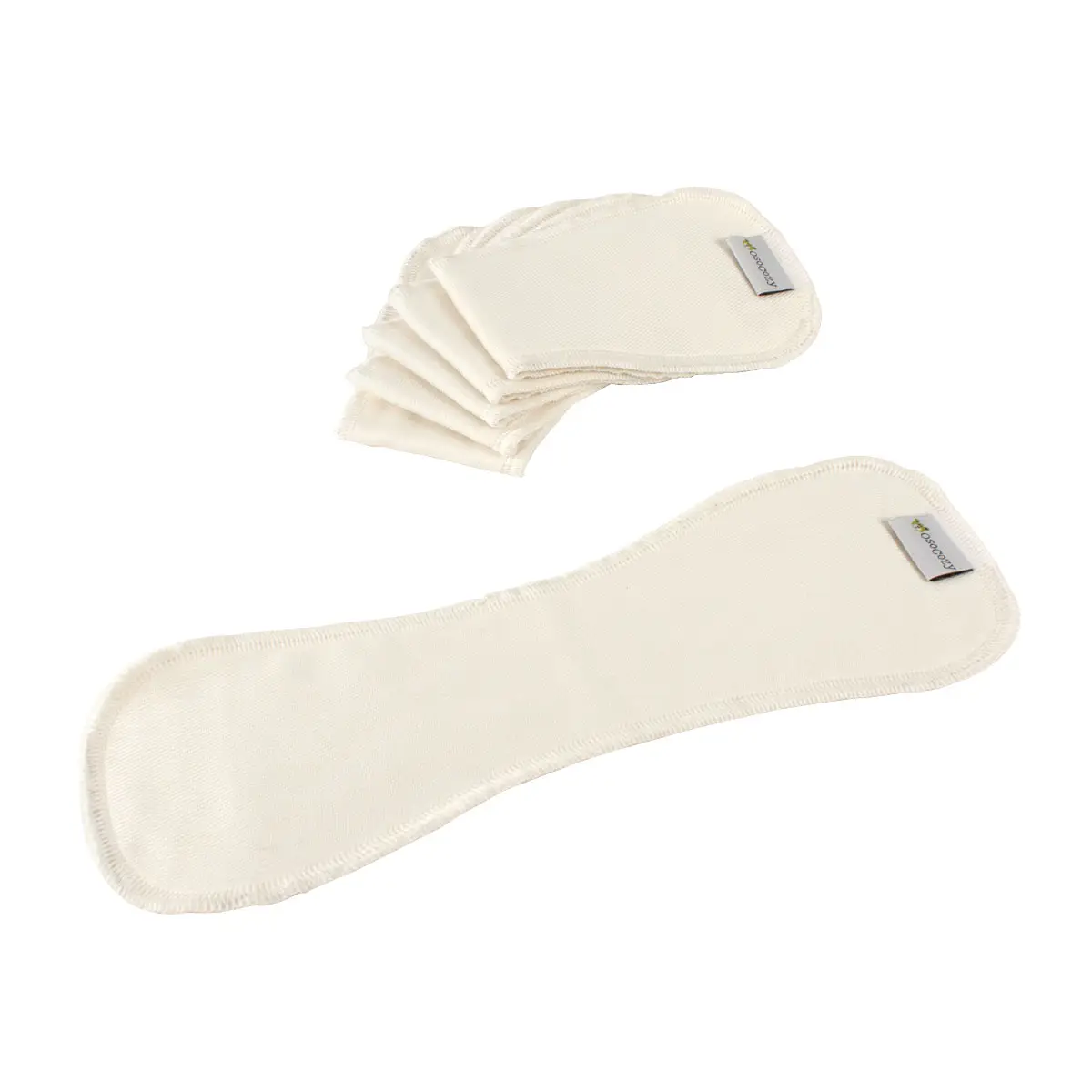 OsoCozy OsoCozy Bamboo-Organic Cotton Diaper Doublers (6pk)