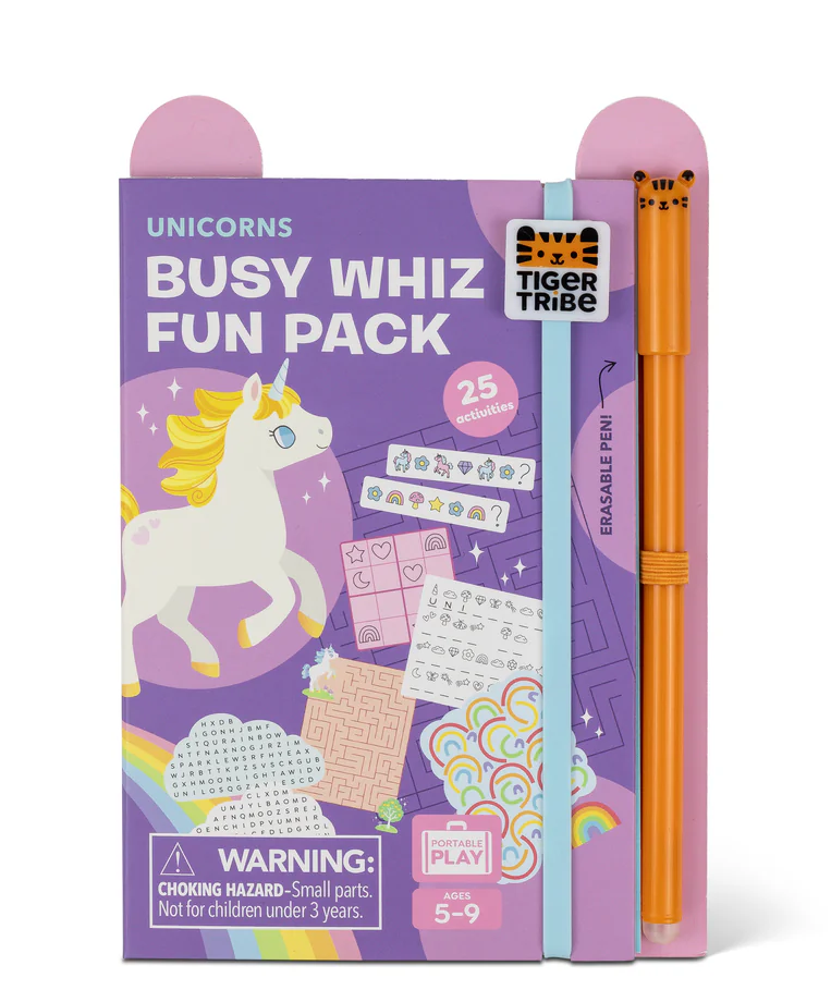 Tiger Tribe Unicorns Busy Whiz Fun Pack (ages 5-9)