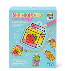 Tiger Tribe Shrinkorama Charm Bracelet: Kawaii Drinks (ages 4-8)