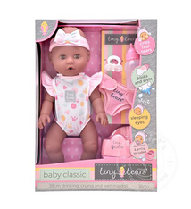 Tiny Tears baby classic - brown skin: 38 cm. drinking, crying, and wetting doll (18m+)
