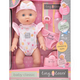 Tiny Tears baby classic - peach skin: 38 cm. drinking, crying, and wetting doll (18m+)