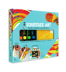 Bright Stripes Squeegee Art (8+)