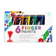 Bright Stripes Washable Finger Paints (3+)