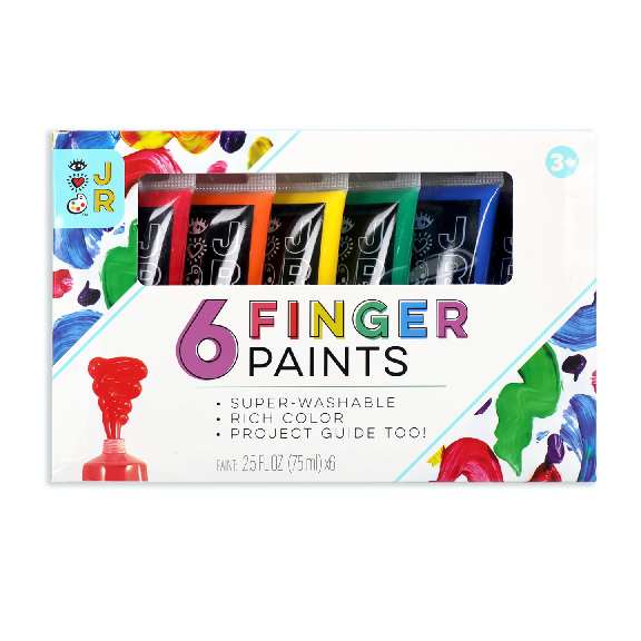 Bright Stripes Washable Finger Paints (3+)