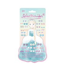 Great Pretenders Frosty Sister Stick-on Earrings (3+)
