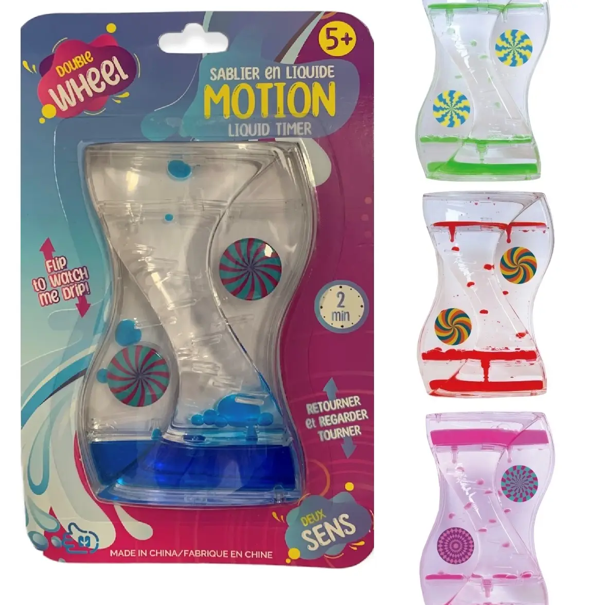 Double Wheel Sensory Liquid Timer (5+)