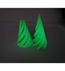 Handee Products 3D Glow-in-the-Dark Printed Impossible Fidget Cone