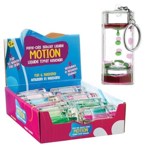 Liquid Timer Keychain (5+)