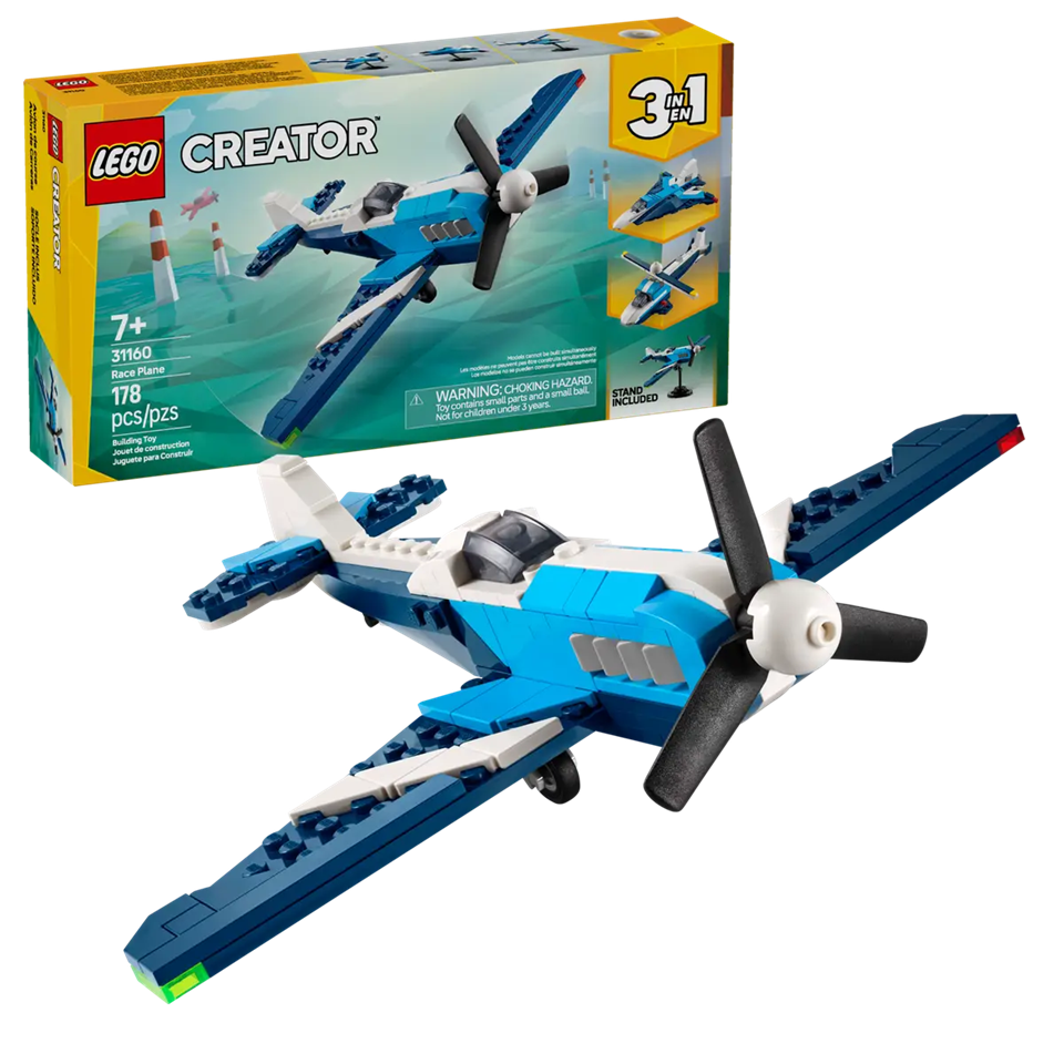 Lego Lego Creator Race Plane 3-in-1 31160 (178 pcs) 7+