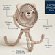 itzy ritzy Itzy Breezy Bear 3-speed stroller Fan --Beige