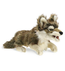Folkmanis Gray Wolf Puppet