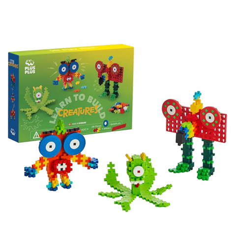 Plus Plus Learn to Build Creatures - 240 pieces (5+)