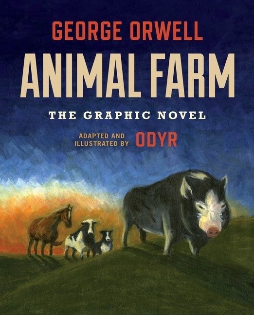 HMH Animal Farm graphic novel by Odyr (George Orwell) (10+)
