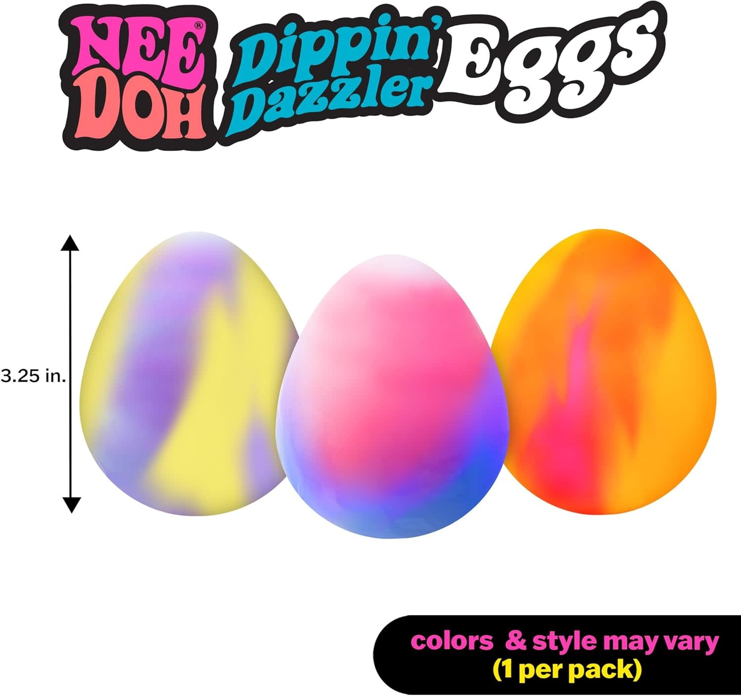 NeeDoh NeeDoh Dippin' Dazzler Egg   (3+)